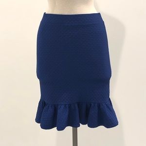 {anthro} POSTCARD Ruffle Hem Skirt